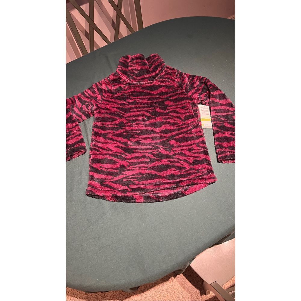 ZELLA NIKKI FURRY FLEECE SWEATSHIRT WOMENS SIZE 10/12 NEW WITH TAGS